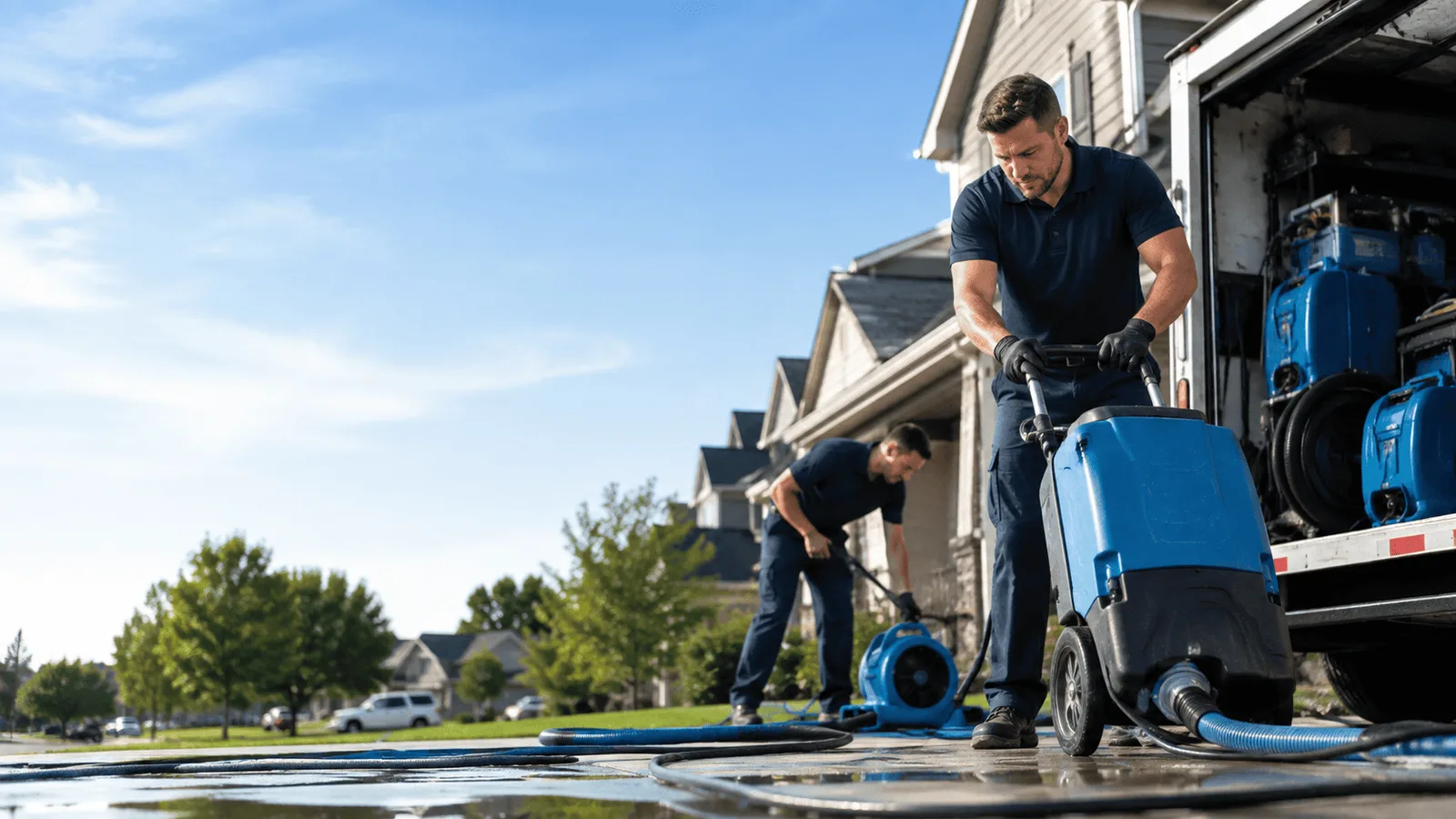 Dehumidification being performed in Sulphur Springs, AR